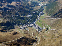 Dettaglio di Cervinia dalla vetta